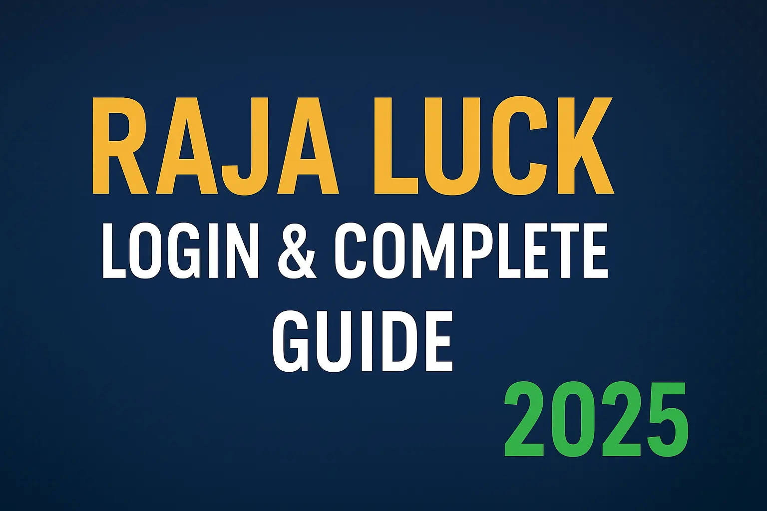 Raja Luck